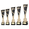 Quest Laser Cut Cup Gold & Black - Trophies - Prudhoe Rosettes