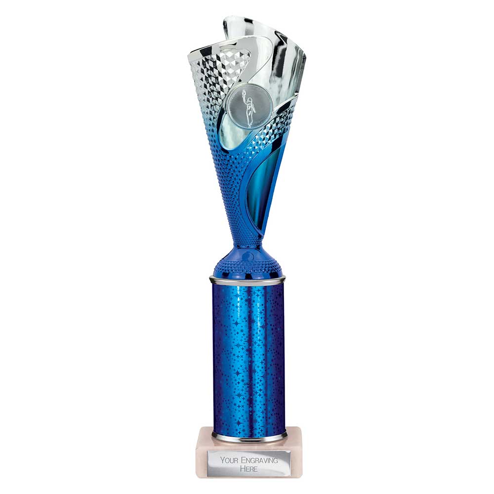 Rodeo Multisport Tube Trophy Silver & Blue