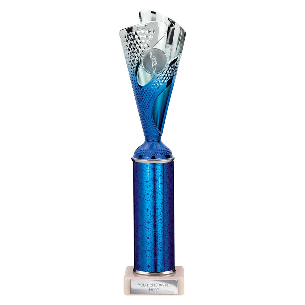 Rodeo Multisport Tube Trophy Silver & Blue