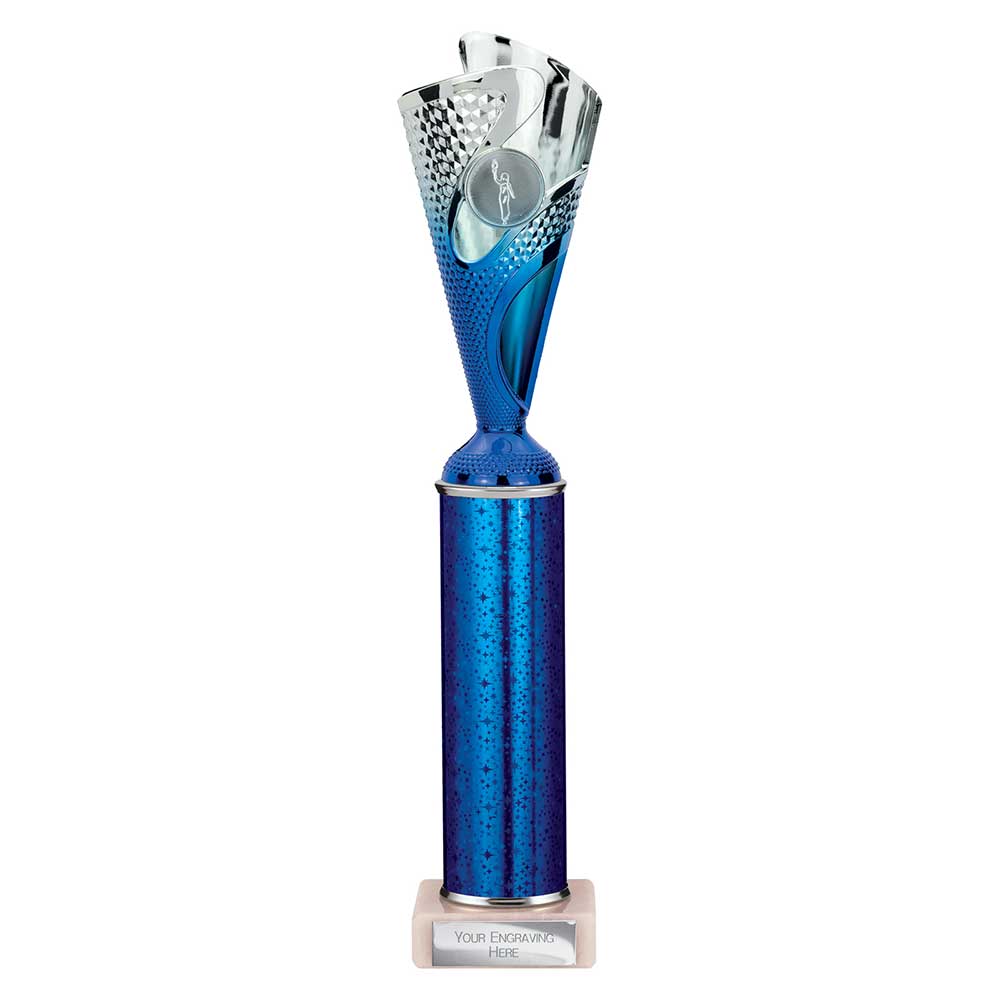Rodeo Multisport Tube Trophy Silver & Blue