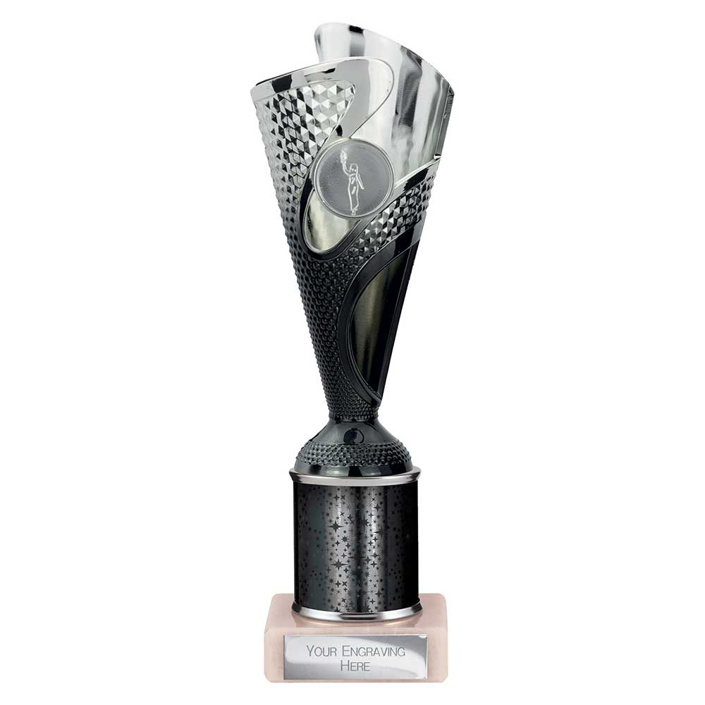 Rodeo Multisport Tube Trophy Silver & Black