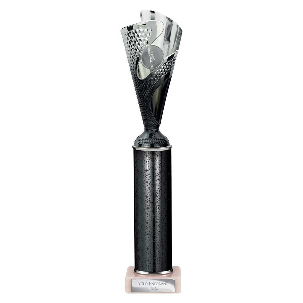 Rodeo Multisport Tube Trophy Silver & Black