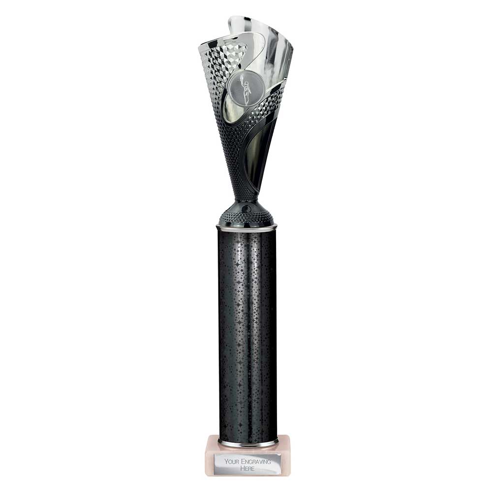 Rodeo Multisport Tube Trophy Silver & Black