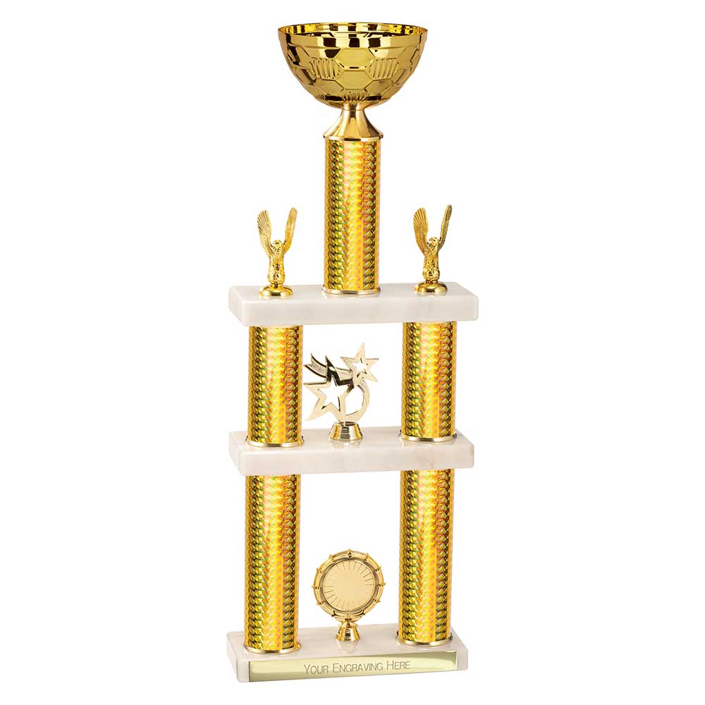 Starlight Champion Tower Trophy Gold