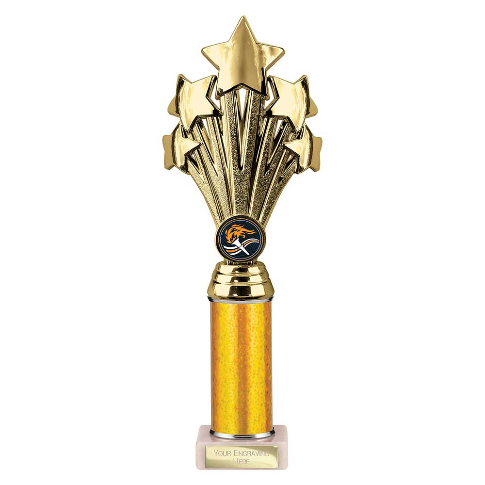 5 Star Multisport Tube Trophy (Various Colour Options)