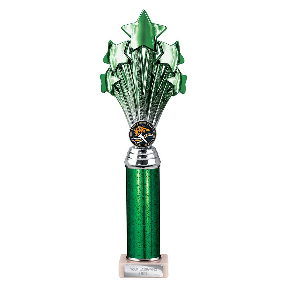 5 Star Multisport Tube Trophy (Various Colour Options)