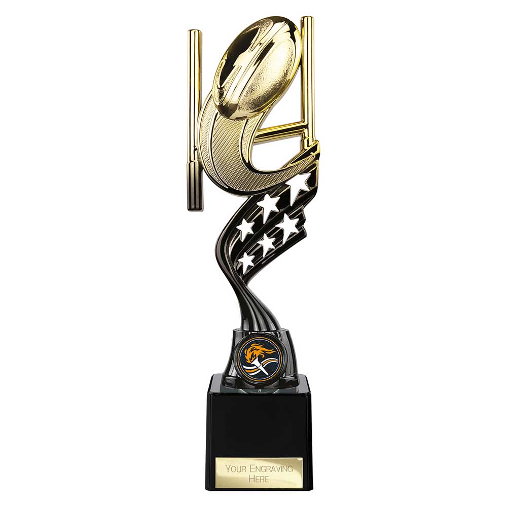 Innov8 Rugby Plastic Trophy (Various Colours)