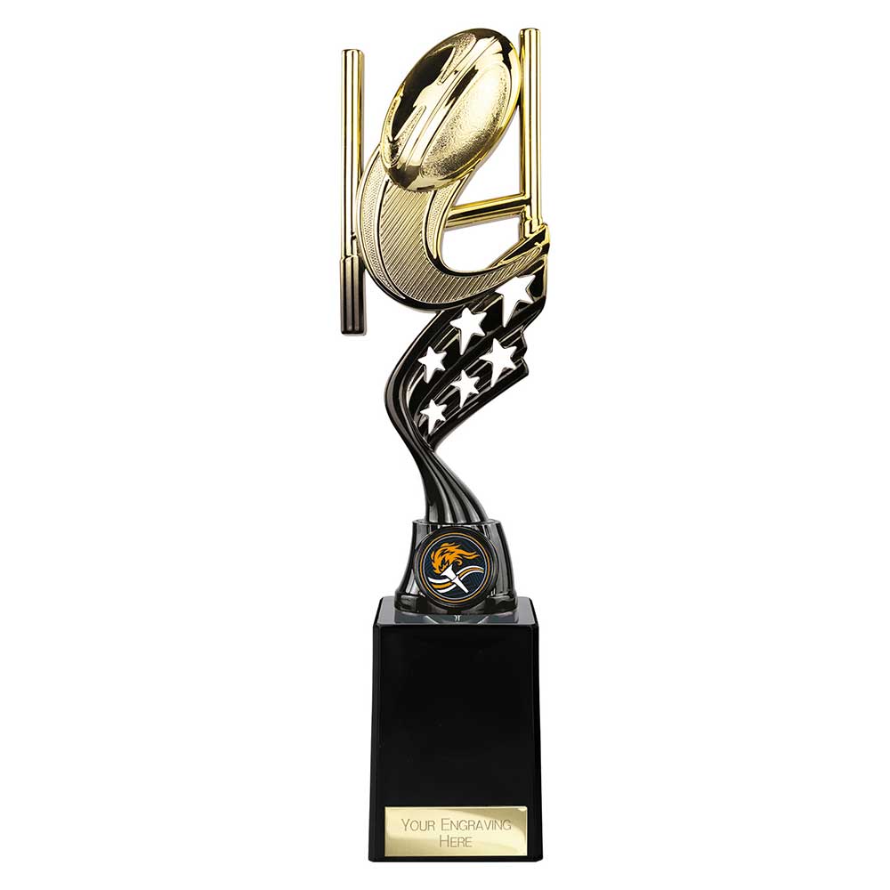 Innov8 Rugby Plastic Trophy (Various Colours)