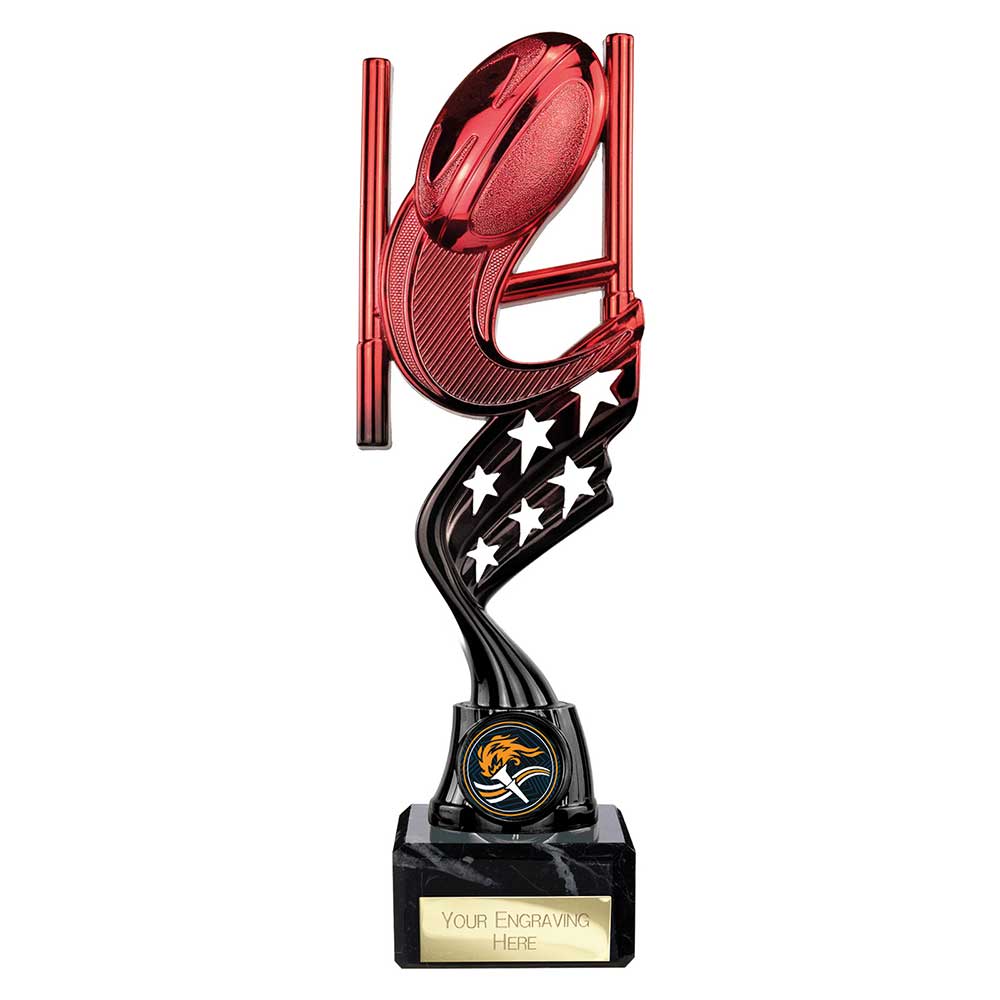 Innov8 Rugby Plastic Trophy (Various Colours)