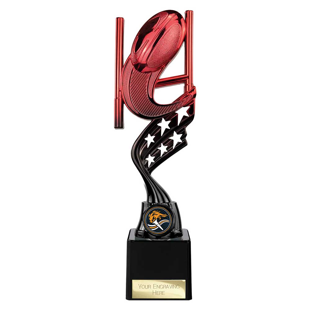 Innov8 Rugby Plastic Trophy (Various Colours)