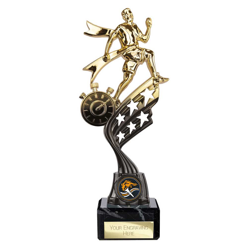 Innov8 Running Plastic Trophy Gold & Black