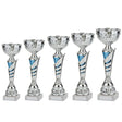 Vanquish Silver & Blue Cup - Trophies - Prudhoe Rosettes