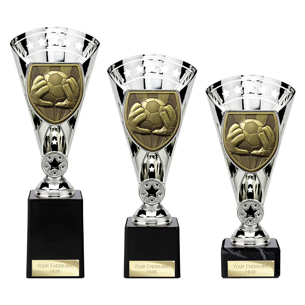 Cobra Star Cup Football Goal Keeper - Trophies - Prudhoe Rosettes