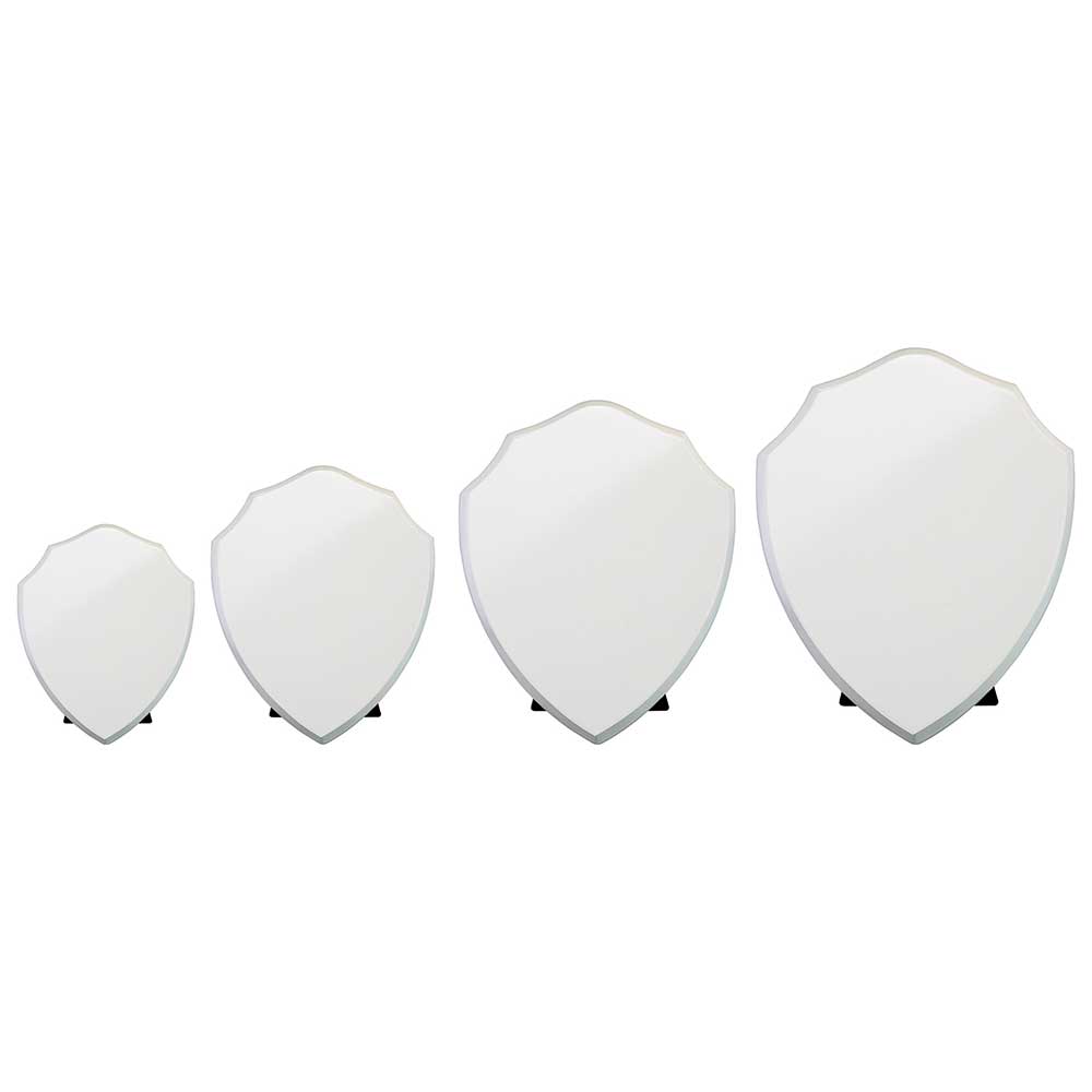 Reward Shield Arctic White - Trophies - Prudhoe Rosettes