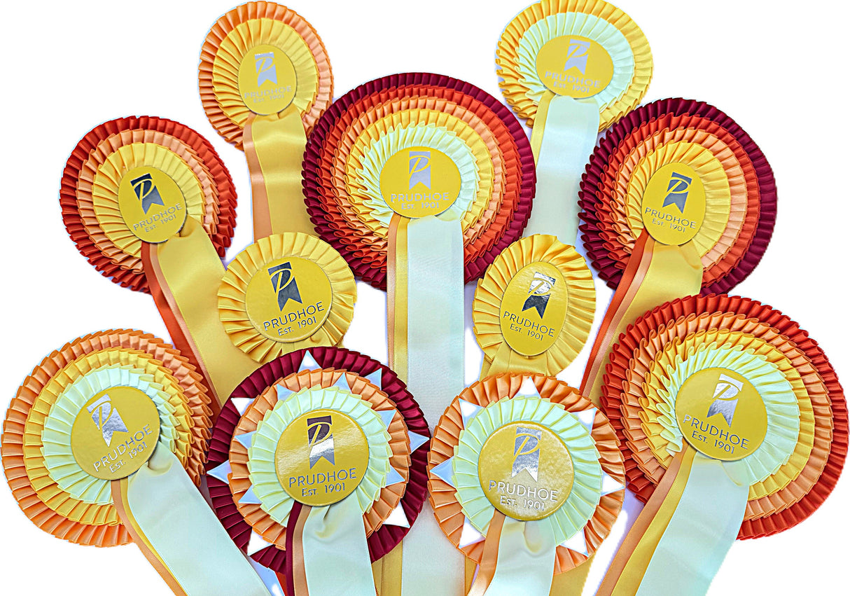 Traditional Knife Pleated Rosettes - Our Original Design