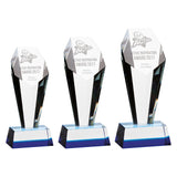 Prestige Optical Crystal Award - Trophies - Prudhoe Rosettes