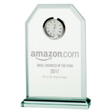 Jade Vitoria Glass Clock