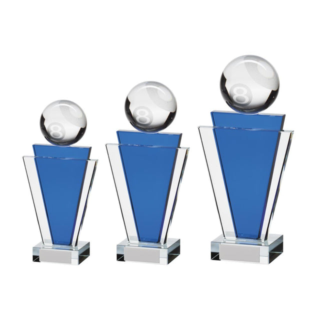 Gauntlet Pool Glass Award - Trophies - Prudhoe Rosettes