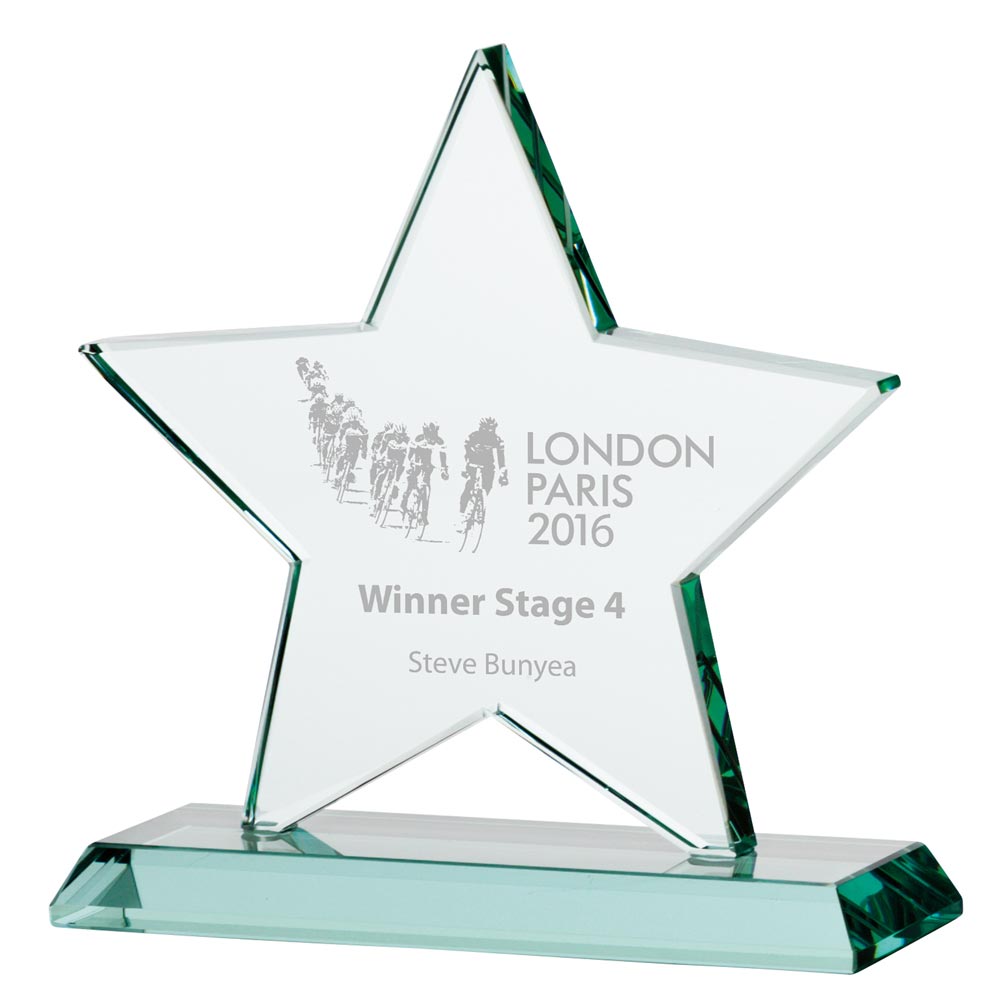 Galaxy Star Jade Glass Award