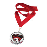 Imperial Clear Glass Medal