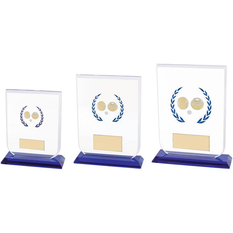 Gladiator Lawn Bowls Glass Award - Trophies - Prudhoe Rosettes