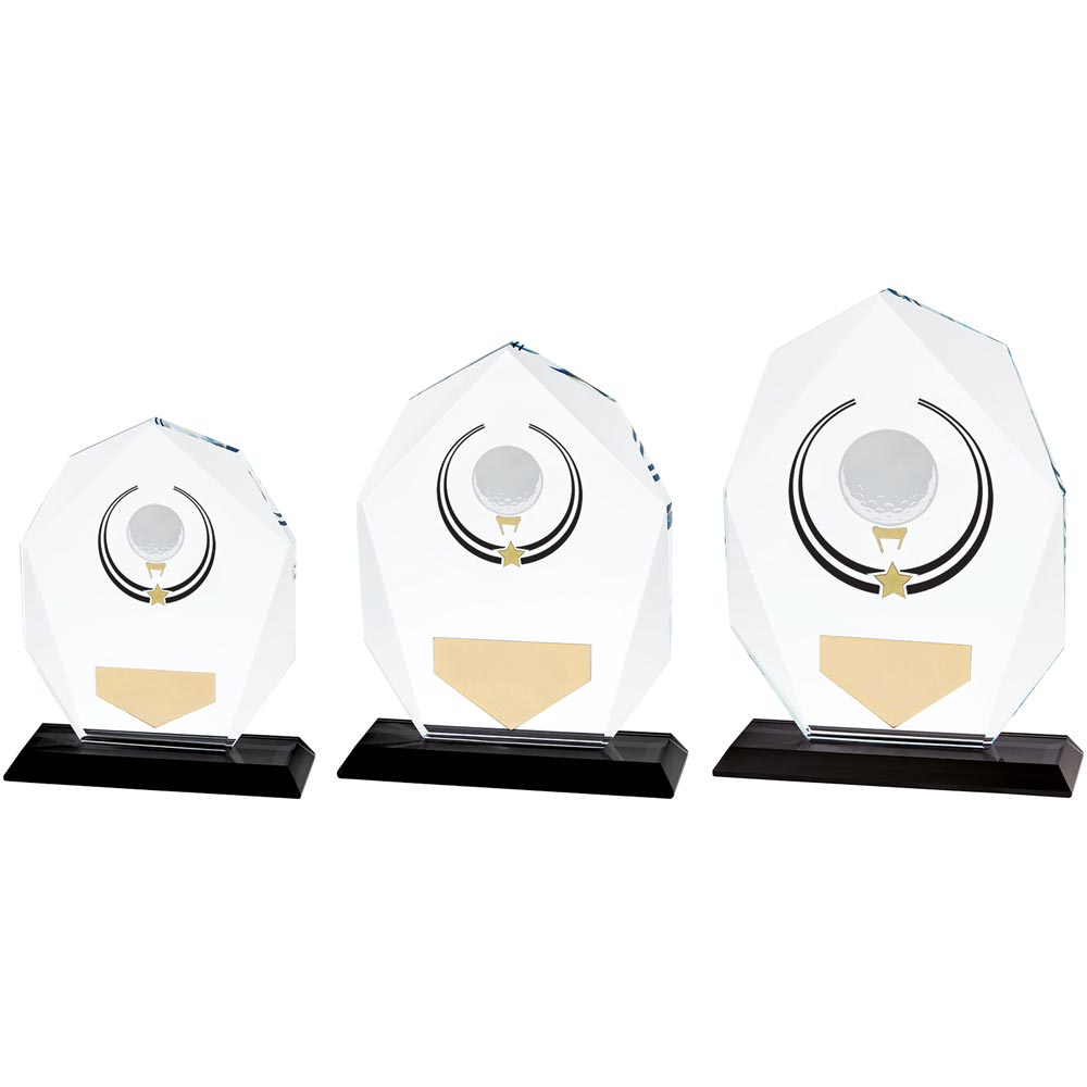 Glacier Golf Glass Award - Trophies - Prudhoe Rosettes