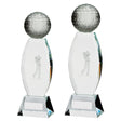 Infinity Golf Crystal Award - Trophies - Prudhoe Rosettes