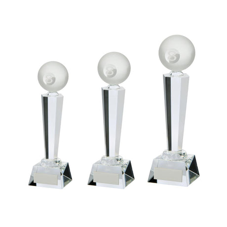 Interceptor Pool Crystal Award - Trophies - Prudhoe Rosettes