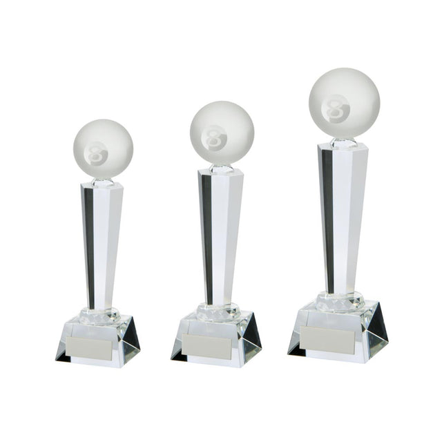 Interceptor Pool Crystal Award - Trophies - Prudhoe Rosettes