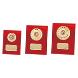 Mirage Multisport Mirror Plaque Red - Trophies - Prudhoe Rosettes