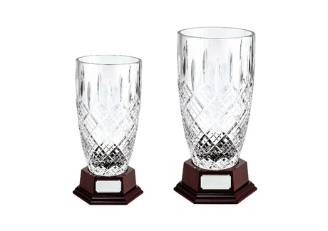 St. Bernica Crystal Vase - Trophies - Prudhoe Rosettes