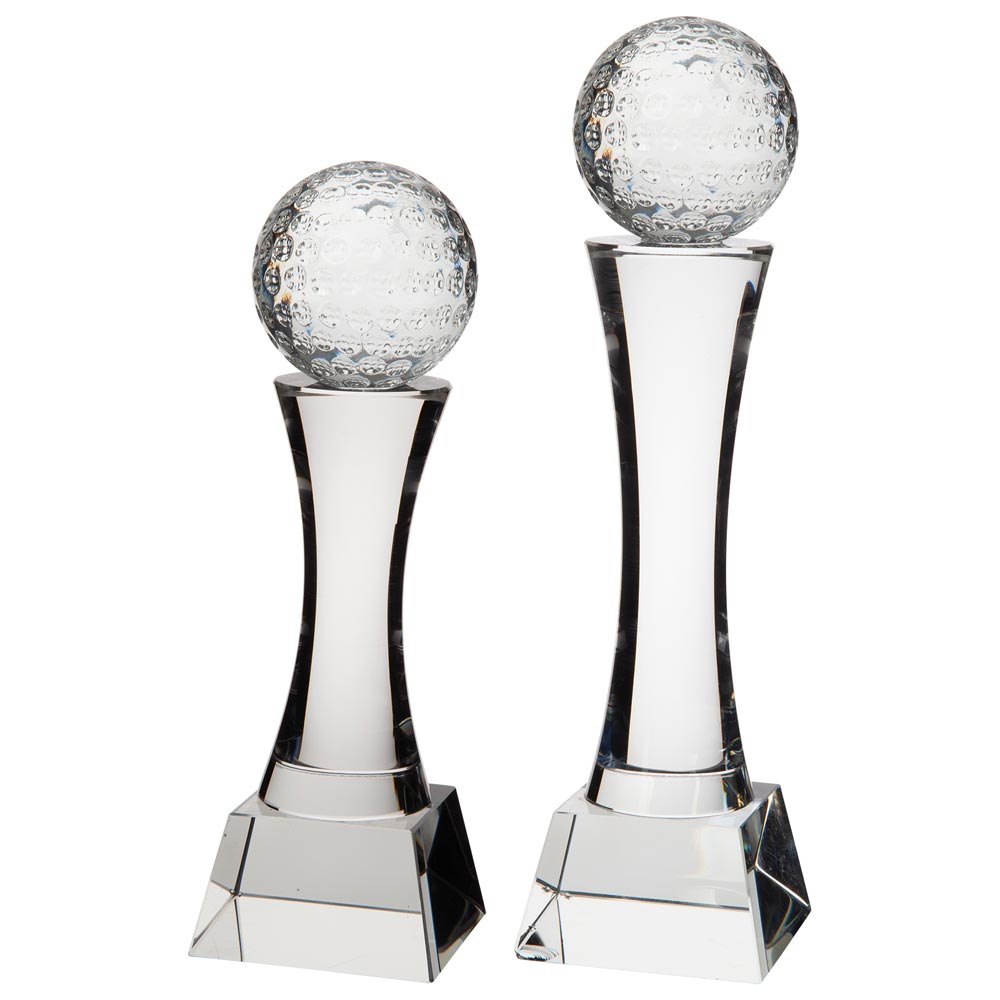 Quantum Golf Crystal Award - Trophies - Prudhoe Rosettes