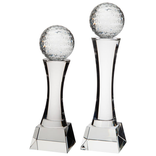 Quantum Golf Crystal Award - Trophies - Prudhoe Rosettes