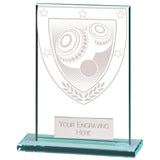 Millennium Lawn Bowls Jade Glass Award