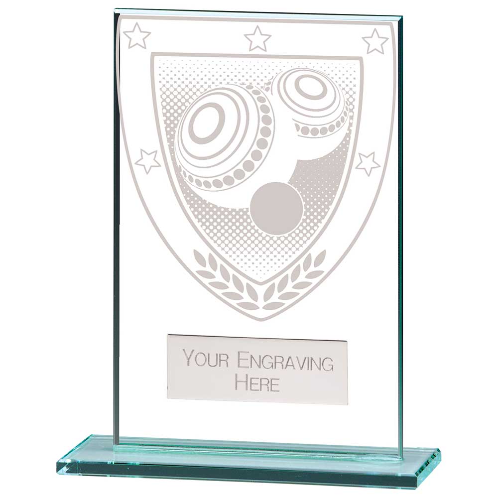 Millennium Lawn Bowls Jade Glass Award