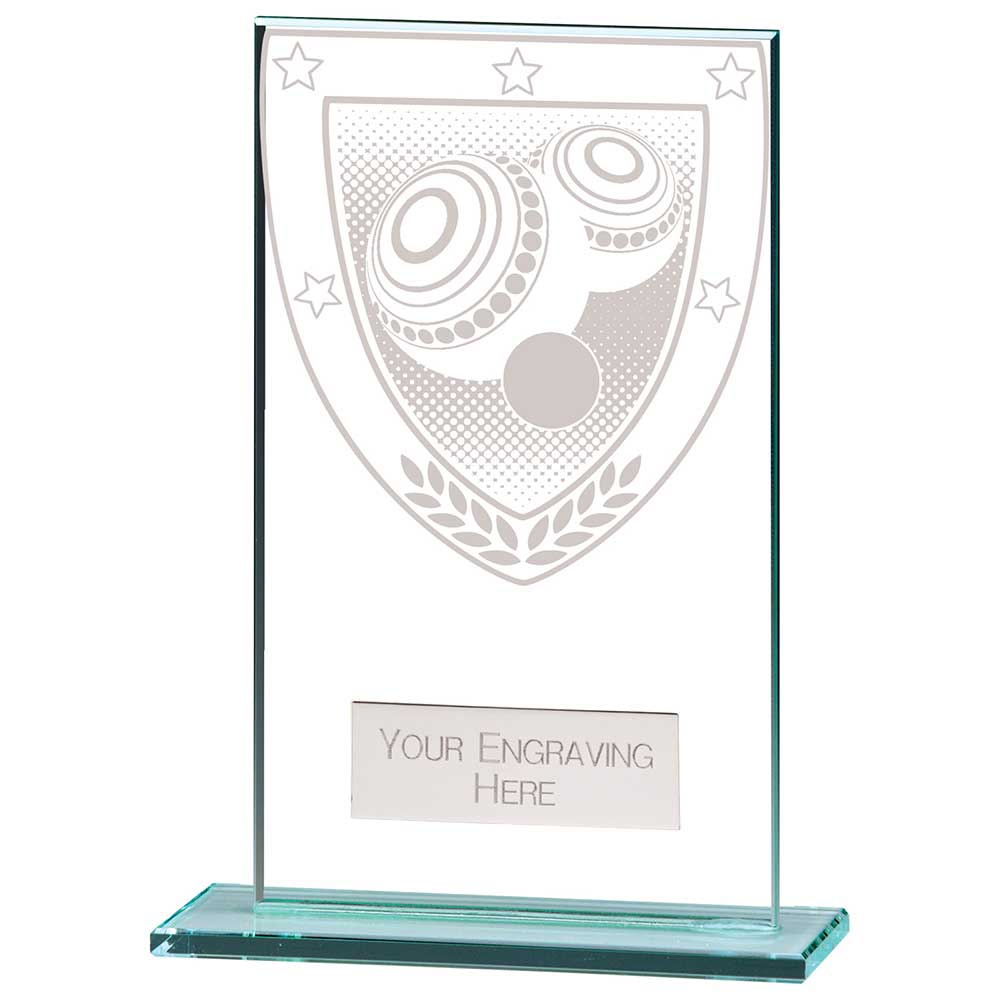 Millennium Lawn Bowls Jade Glass Award
