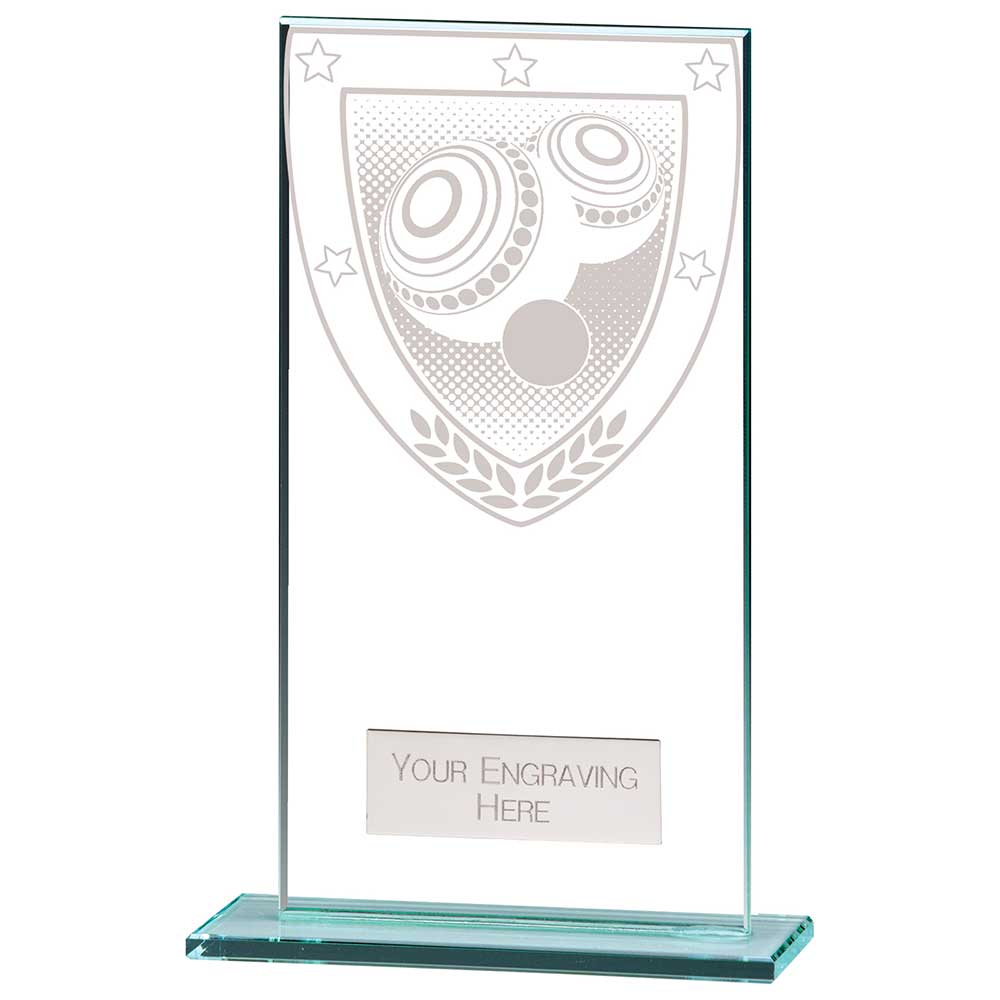Millennium Lawn Bowls Jade Glass Award