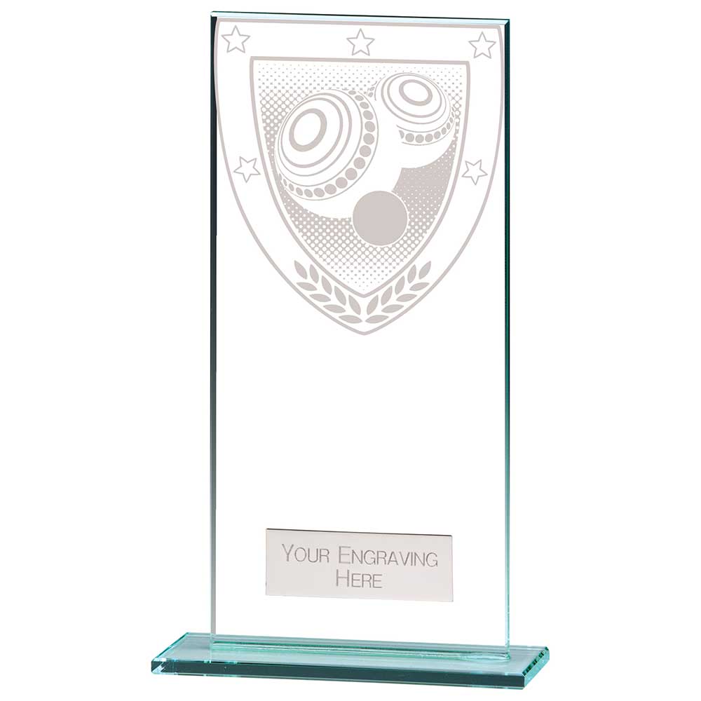 Millennium Lawn Bowls Jade Glass Award