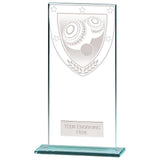 Millennium Lawn Bowls Jade Glass Award