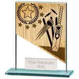 Mustang Cricket Jade Glass Award