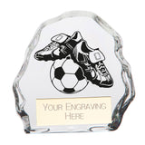 Mystique Football Glass Award