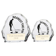 Mystique Nearest The Pin Glass Award - Trophies - Prudhoe Rosettes