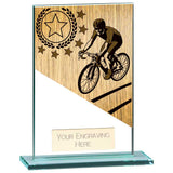 Mustang Cycling Jade Glass Award