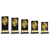 Maverick Fusion Boxing Black Glass - Trophies - Prudhoe Rosettes