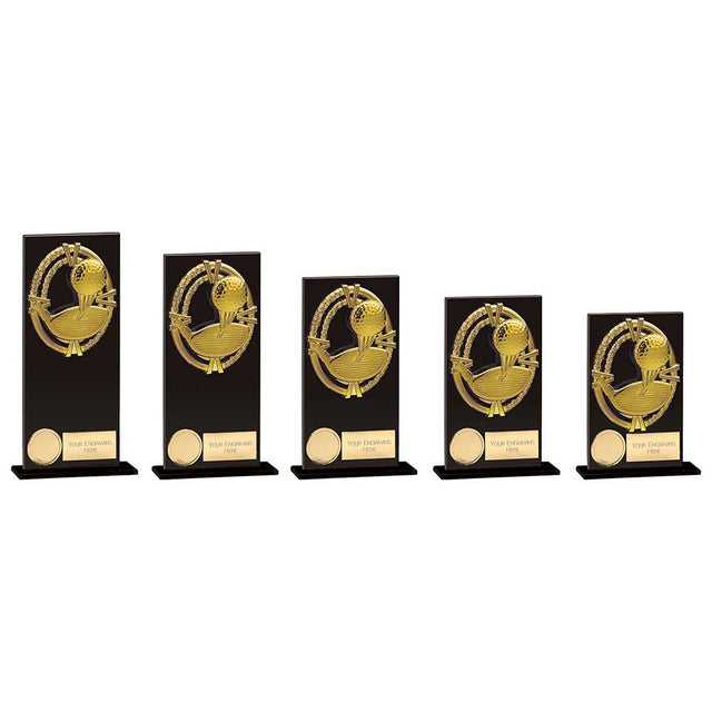 Maverick Fusion Golf Black Glass - Trophies - Prudhoe Rosettes