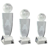 Reflex Pool Crystal Award - Trophies - Prudhoe Rosettes