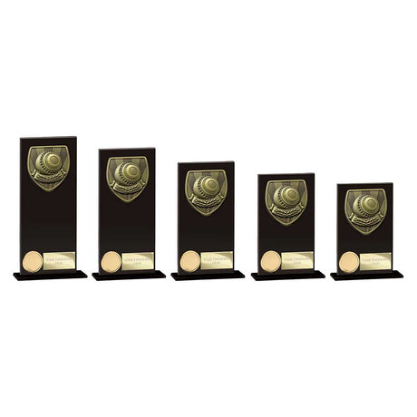 Cobra Lawn Bowls Glass Award - Trophies - Prudhoe Rosettes