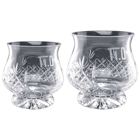 Lindisfarne Saint Finan Crystal Vase - Trophies - Prudhoe Rosettes