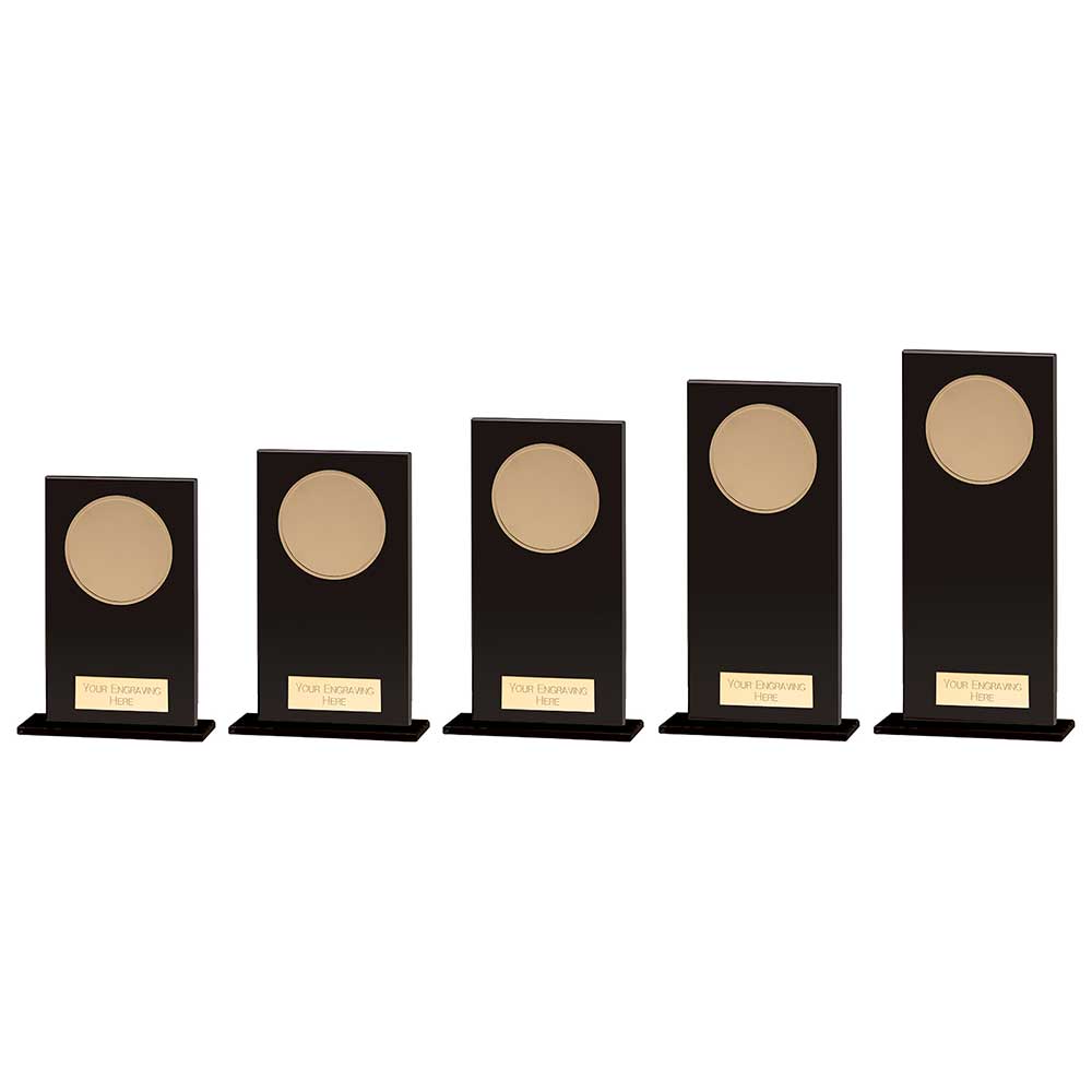 Hero Matrix Multisport Glass Award Black - Trophies - Prudhoe Rosettes