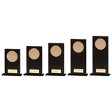 Hero Matrix Multisport Glass Award Black - Trophies - Prudhoe Rosettes
